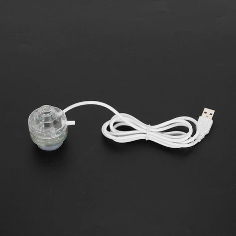 Lampe LED à bulles colorées étanche pour aquarium (110-220 V) - Accessoires pour aquarium (États-Unis) (1/3)