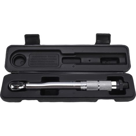 Clé dynamométrique 1/4 pouce 5-25 Nm 5 kg, réglable et préréglée, pour la réparation automobile (1/5)