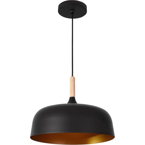 Colgante de la serie GENARO acabado Negro de INTERLUSA (1/5)