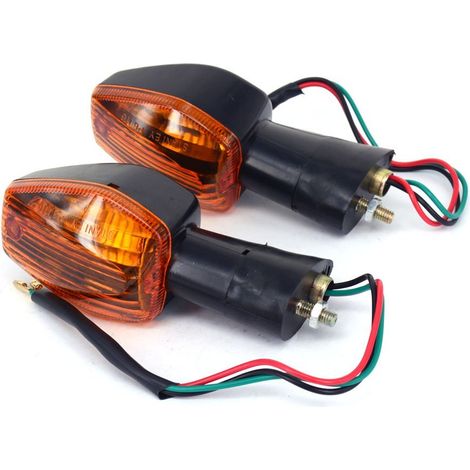 Clignotants de moto ambrés Ampoules pour CBR600RR CBR1000RR Double lampe clignotant sport (1/5)