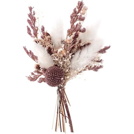 Mini bouquet de fleurs séchées, environ 20 cm