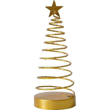 Lampara De Mesa Navidena - Arbol De Navidad Con Luces Led - Para Interior - 30 5 Cm - 3 Pilas Aa No Incluidas (1/5)