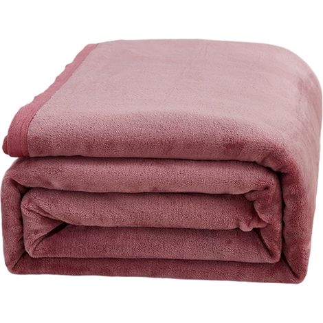 Coperta matrimoniale color rosso vino, plaid e coperte per divano/letto, morbida e confortevole, 60 x 80 pollici