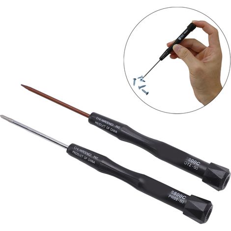 Set mit 2 hochwertigen Schraubendrehern für Reparatur- und Demontagearbeiten, Werkzeug 8800C-F (1/5)