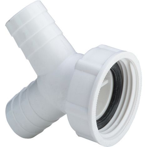 Viega Doppelschlauchverschraubung 1" x 20-24mm für zwei Anschlüsse 7968.5 weiß, 109530 (1/3)