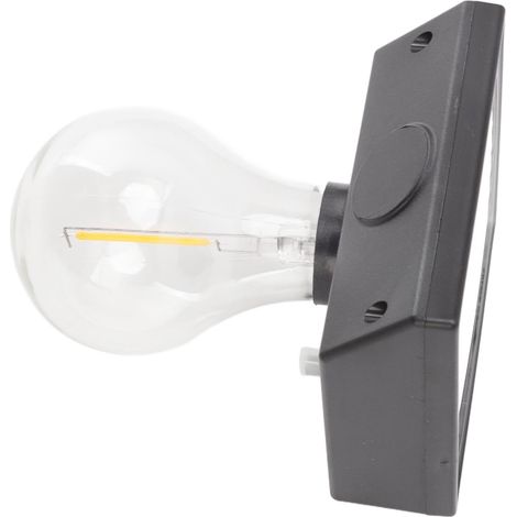 Lampe solaire LED décorative étanche, ampoule tungstène, pour abri de jardin ou camping en plein air (1/5)