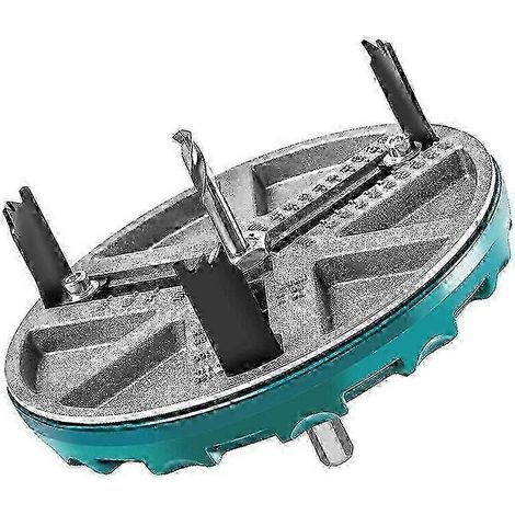Écarteur de trous réglable pour perceuse, scie cloche réglable, scie cloche ronde réglable (1/5)