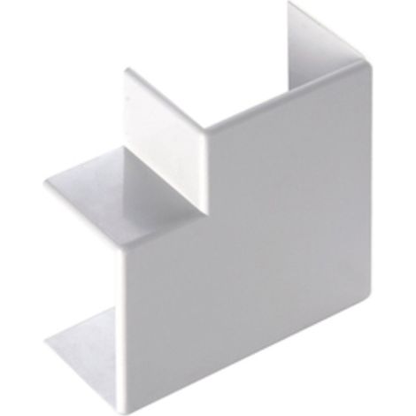 ANGOLO PIANO PER MINICANALINA 20X10 DA 2 PZ- ELETTROCANALI- 1,0 confezione