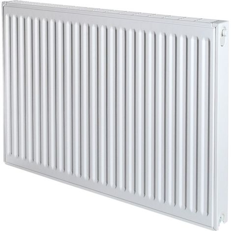 Brötje Flachheizkörper EuroProfil Kompakt Typ 11 K 600x70x400mm, profilierte Front, Weiß, 239W bei 70/40/20 Grad C (1/3)