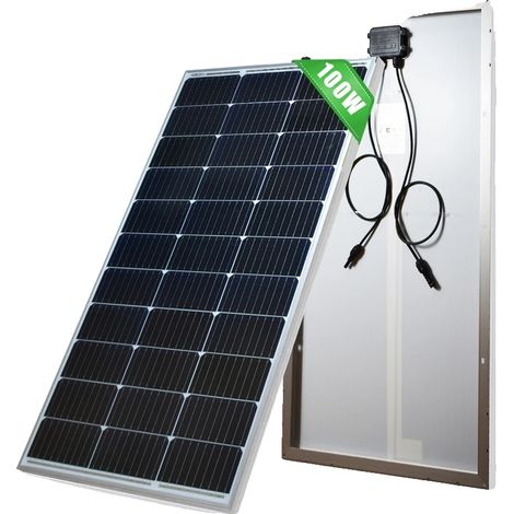 Pannello solare, alta efficienza, design resistente, 1 pezzo 100W (1/2)