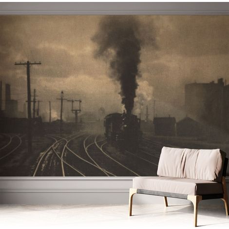 Carta da parati autoadesiva - Fotomurale adesivo - design elegante - stile moderno - Paesaggio industriale 312x219 cm (1/5)