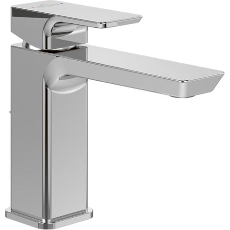 Villeroy und Boch Subway 3.0 Einhebel-Waschtischarmatur TVW11200200061 mit Zugstangen-Ablaufgarnitur, chrom (1/5)