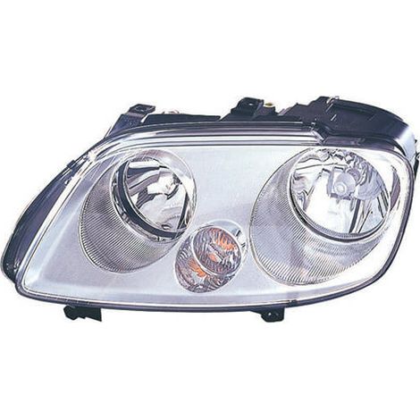 Phare avant gauche H1/H7 chromé Volkswagen Touran 1 phase 1 2003-2006