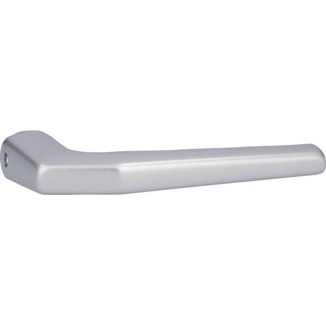 Alpertec Türklinke Lochteil Phil Aluminium F1 silber- 12,3 x 6,0 cm Beschläge