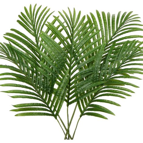 Künstliche Palmwedel Kunstpflanze Palme 5 Stück 45cm Grün Textilwedel (1/5)
