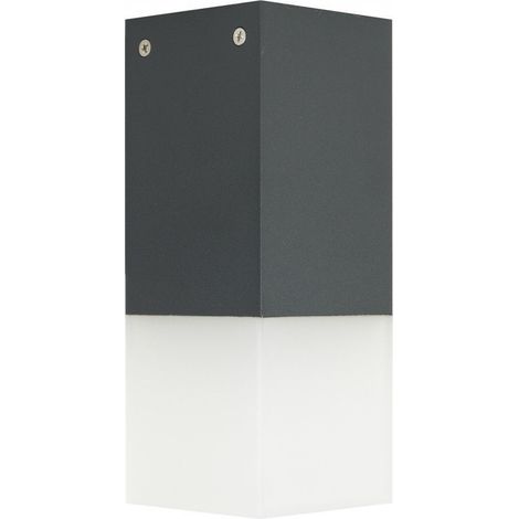 Plafoniera esterna spot Cube SU-MA grigio scuro E27 IP44 (1/4)