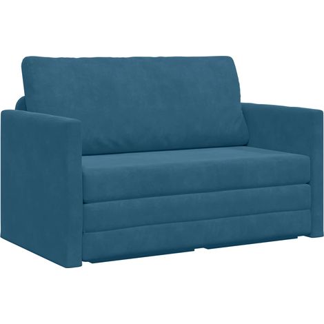 Maison Exclusive - Schlafsofa Blau 124 x 71 x 78 cm Samt
