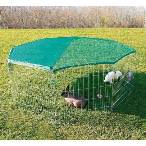 enclos extérieur avec filet de protection ø210 x 75cm rongeur - Trixie (1/2)