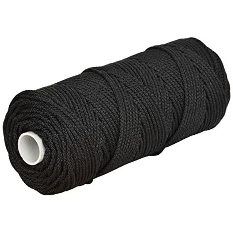 Corderie Italiane 006000150 Treccia Palamiti, 1.0 mm, 200 m, Nero (1/4)
