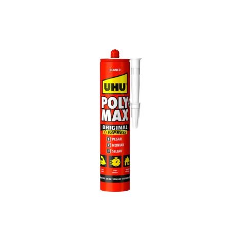 Uhu Poly Max Express Blanc Mastic Colle Hybride Puissant Séchage Rapide - Uhu (1/3)