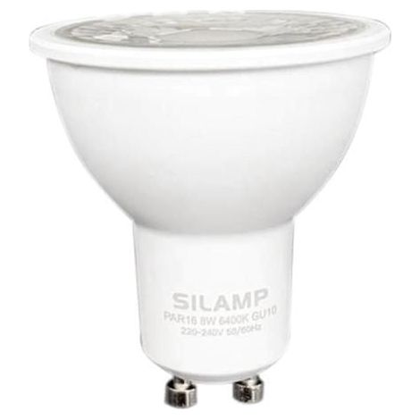 Ampoule LED GU10 8W 220V PAR16 COB - Unité / Blanc Froid - SILUMEN (1/5)