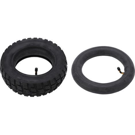 1 pneu extérieur et 1 chambre à air pour trottinette électrique, 10 pouces, caoutchouc tout-terrain, compatible KUGOO M4 (1/5)