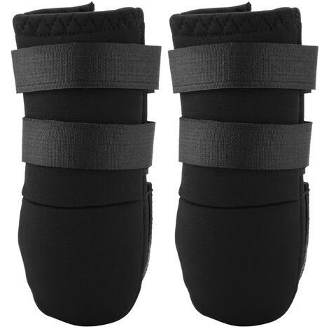 Jeffergarden Dog Boots, 2 Pieces, Dog Shoes in Different Sizes, with Two Adjustable Straps, Non-Slip Sole L (1/5)
