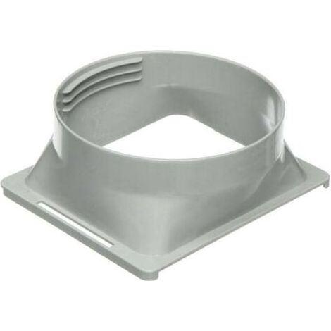 Raccord de tuyau d'échappement pour climatiseur mobile – Connecteur plat 150 mm – Empêche l'entrée nuisibles – Accessoire en plastique – (1/3)