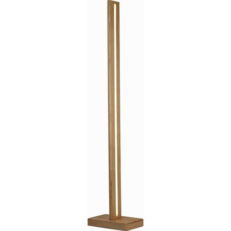 LAMPARA DE PIE LED MADERA REGULABLE 25W 3000K (1/3)