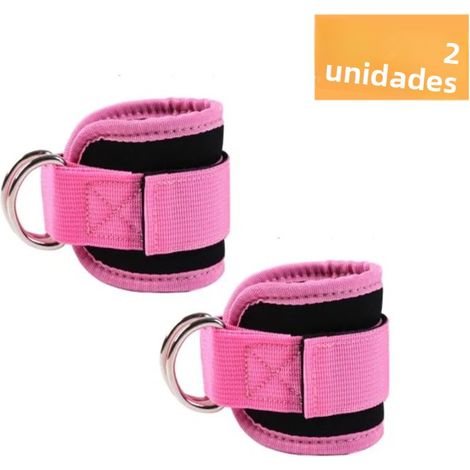 (2 pièces, modèle 3) Sangle d'entraînement pour les jambes et les hanches à visser avec support de genou réglable (1/5)