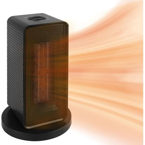 Mini Energy-Saving Fan Heater, Silent Electric Fan Heater, 1200 Watt Ceramic Heater, 70° Rotation, 3 Modes, for Office, Living Room, Energy Class C (1/4)