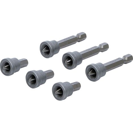 BGS TECHNIC Schrauber-Bit-Satz 50406, mit Tiefenstopp, 6-tlg (1/4)