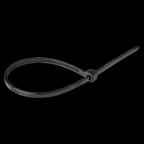 BRIDAS ORNO 2.5mm x 200mm 100pzs.NEGRO