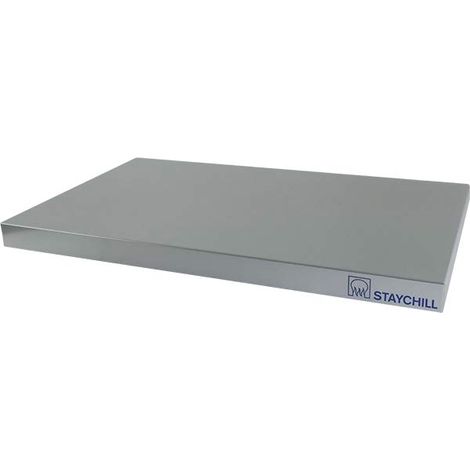 Saro Piatto di Portata raffreddante Modello Stay Cool 1/1 GN, Metallo, Argento, W 530 x D 325 x H 36 mm