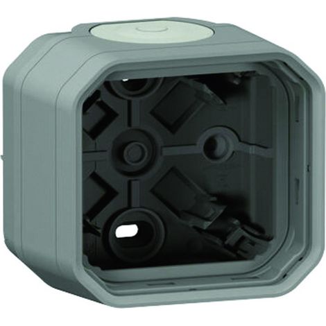 Caja Plexo 1 puesto empotrada gris - Legrand