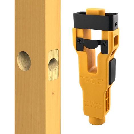 Türschloss-Set für Vierkantverriegelung – Lochsägen-Set – Türschlosswerkzeug – Ergonomisches Trennzubehör für präzises Schneiden (1/5)