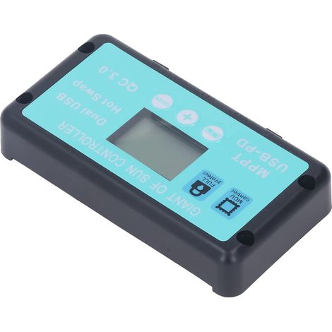Regolatore di carica solare MPPT 12V 24V Regolatore da pannello professionale USB PD QC3.0 con display LCD per Battey 40A (1/5)
