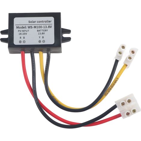 Régulateur solaire MPPT 100W WS-M100-13.8V Panneau de commande protecteur Interrupteur Chargeur batterie Alimentation (1/5)