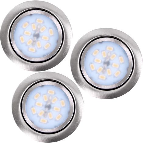 Paulmann Micro Line kit 3 focos acero cepillado LED (1/2)