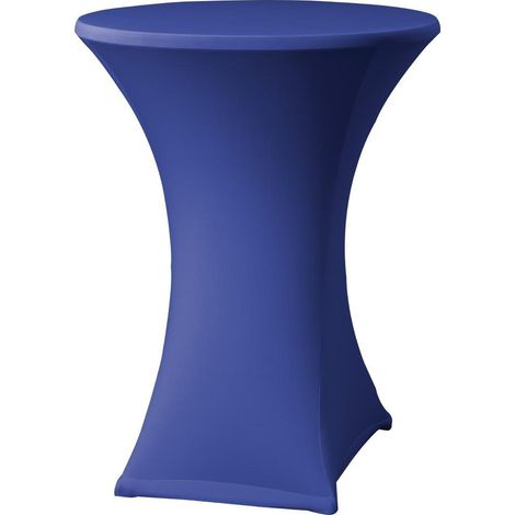 Housse de Table Extensible Samba Bleue D2 pour Mange-Debout
