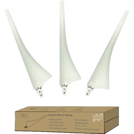 Générateur d'éolienne, composite en fibre de verre haute résistance, design aérodynamique, 3 Lames-b, Lame-3DW (1/2)