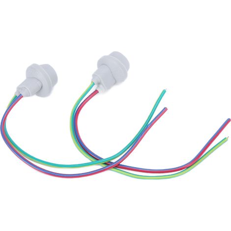 Lot de 2 douilles pour feux de stationnement T10 W5W avec base en caoutchouc et verre, universelles pour scooters, quads et VTT (1/5)