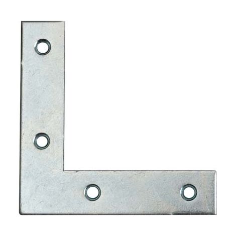 SQUADRETTA PESANTE - ZINCATA S.MM 2 CM 14X14X1,8 CF=PZ 50- 1 confezioni