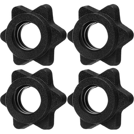 Collier De Disque - Colliers Pour Barre De 25,4 mm - Pour Haltères Et Barres Standards - 4 Pièces (1/3)