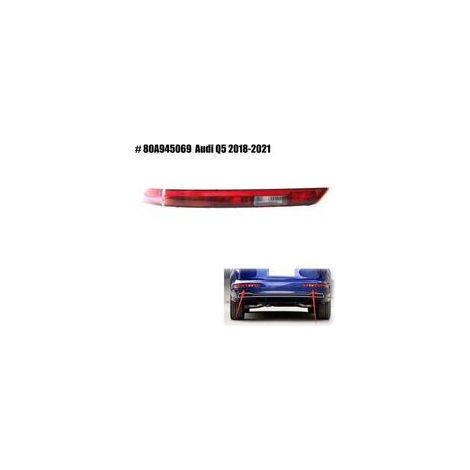 Réflecteurs de Pare-Chocs arrière lumière feu arrière inférieur Gauche 80A945069 Compatible avec Audi Q5 2018-2021 (1/4)