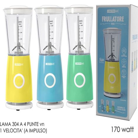 Frullatore e Bicchiere Da 400ML tritatutto per frutta verdure legumi cucina 170W (1/4)