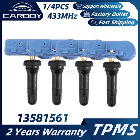 (4 pièces) 13581561 Capteurs de véhicule compatibles avec Cadillac SRX, Chevrolet Malibu Cruze, Cobalt Captiva, Epica, GMC Sierra, Hummer H2, Opel Adam, Vauxhall Antara (1/5)