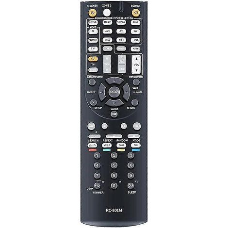 Control remoto de repuesto RC801M compatible con el receptor de sonido envolvente HT-R690 TX-NR509（）