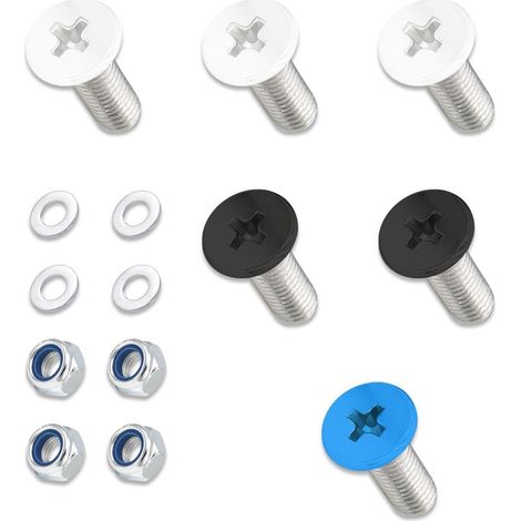 Kennzeichenschrauben M5x12mm Edelstahl Set für Motorrad, Roller, Moped (1/5)
