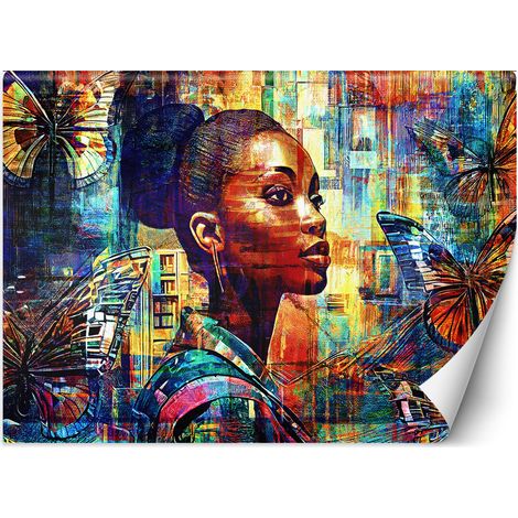 Papier peint Femme africaine Glamour 100x70 (1/5)
